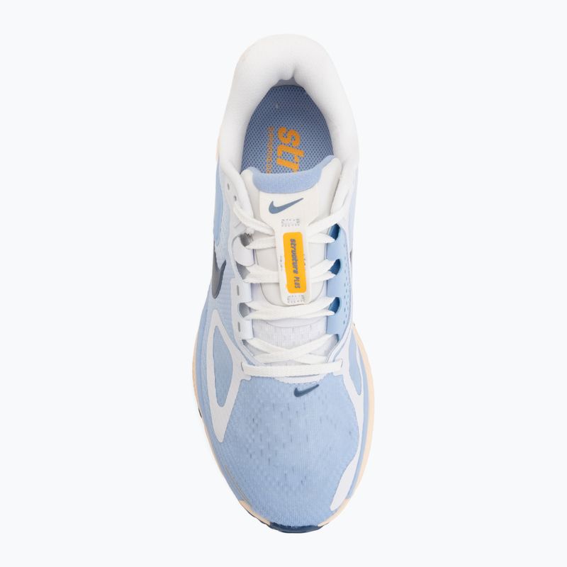 Кросівки для бігу жіночі Nike Structure Plus white/aluminum/sundial/mystic navy 5