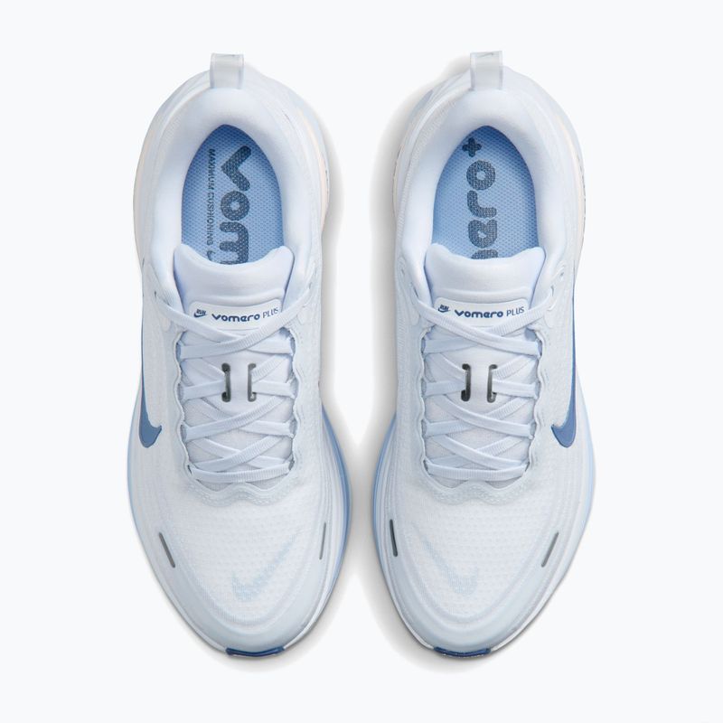 Кросівки для бігу жіночі Nike Vomero Plus white/aluminum/football grey/mystic navy 5