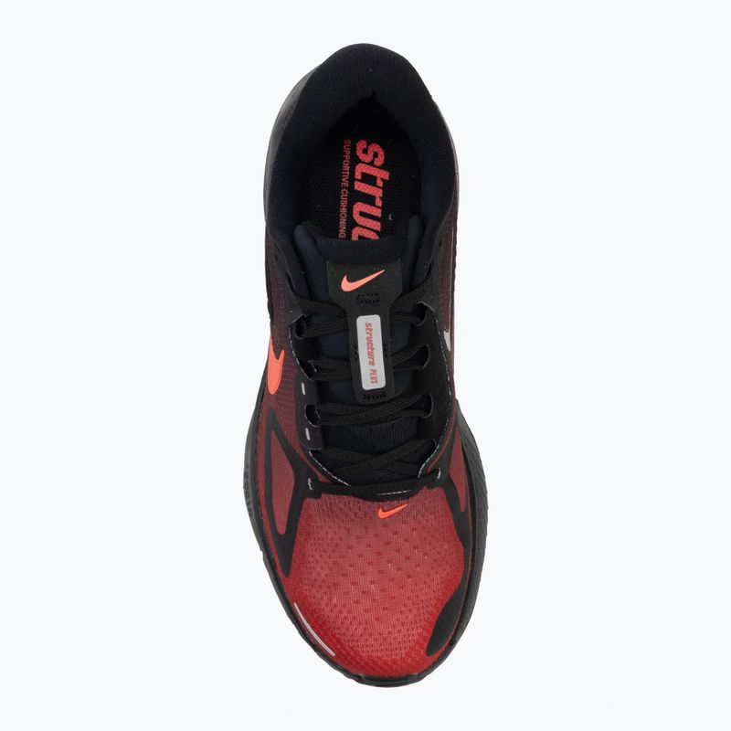 Кросівки для бігу чоловічі Nike Structure Plus black/university red/bright crimson 5
