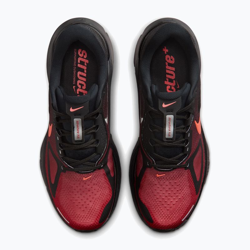 Кросівки для бігу чоловічі Nike Structure Plus black/university red/bright crimson 5