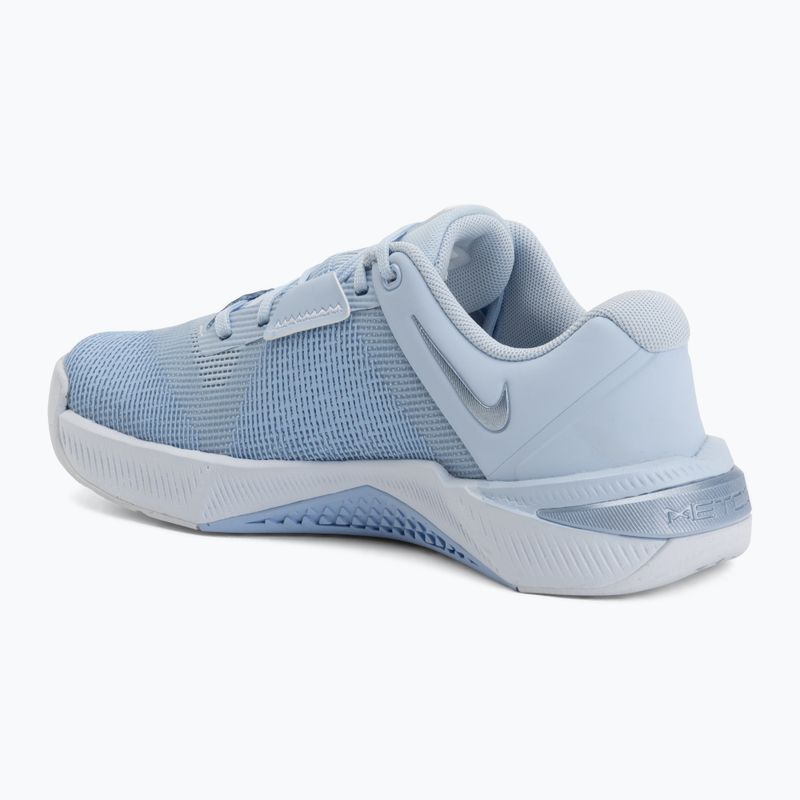 Кросівки для тренувань жіночі Nike Metcon 10 hydrogen blue/aluminum/hydrogen blue 3