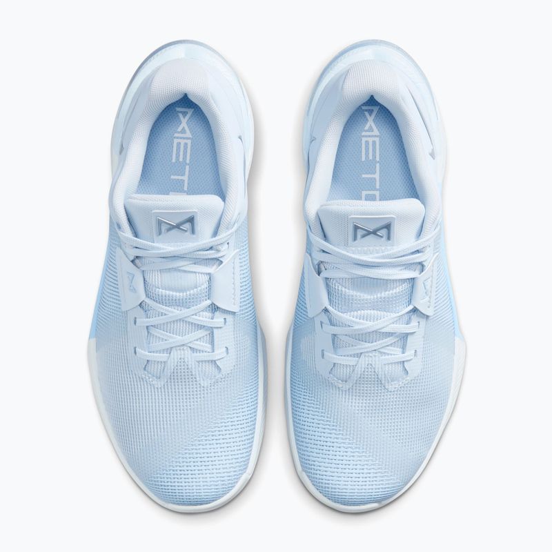 Кросівки для тренувань жіночі Nike Metcon 10 hydrogen blue/aluminum/hydrogen blue 4