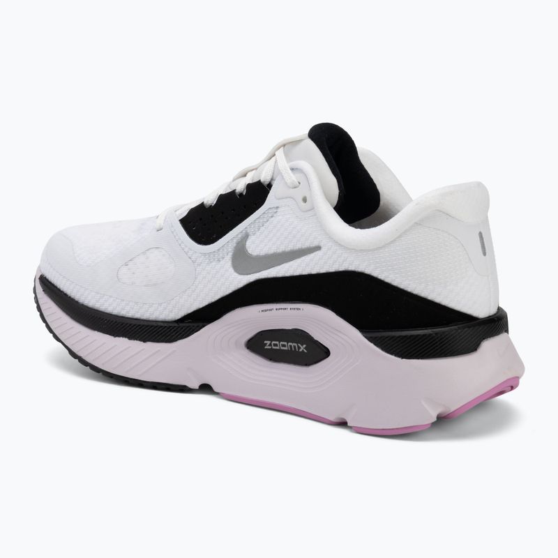 Кросівки для бігу жіночі Nike Structure Plus white/black/metallic silver 3