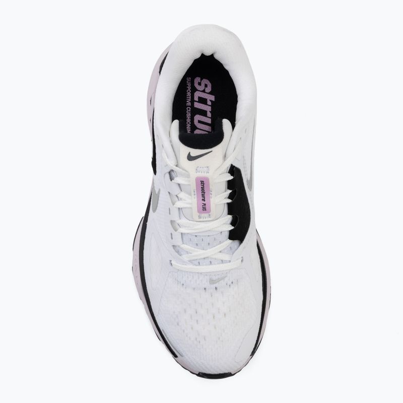 Кросівки для бігу жіночі Nike Structure Plus white/black/metallic silver 5