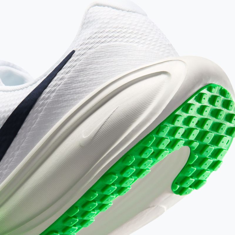 Кросівки для бігу чоловічі Nike Revolution 8 white/green spark/midnight navy 8