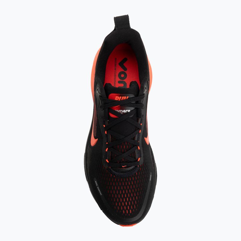 Кросівки для бігу чоловічі Nike Vomero 18 black/university red/bright crimson 5
