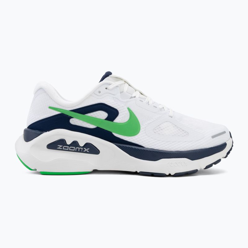 Кросівки для бігу чоловічі Nike Structure Plus white/midnight navy/green spark 2