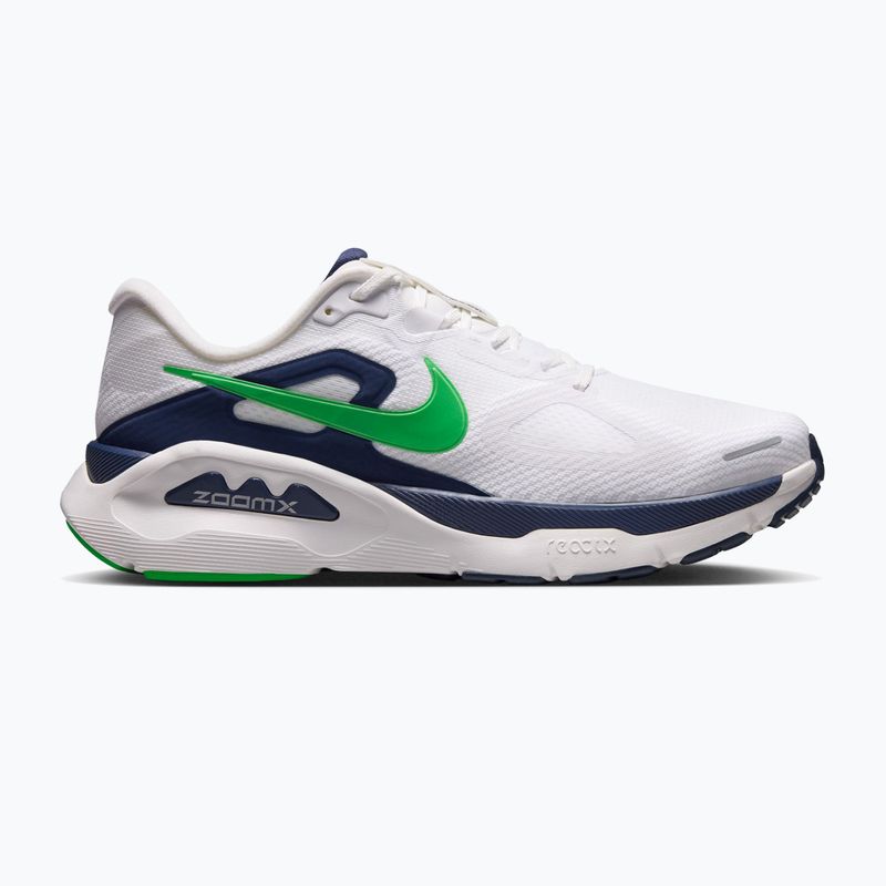 Кросівки для бігу чоловічі Nike Structure Plus white/midnight navy/green spark