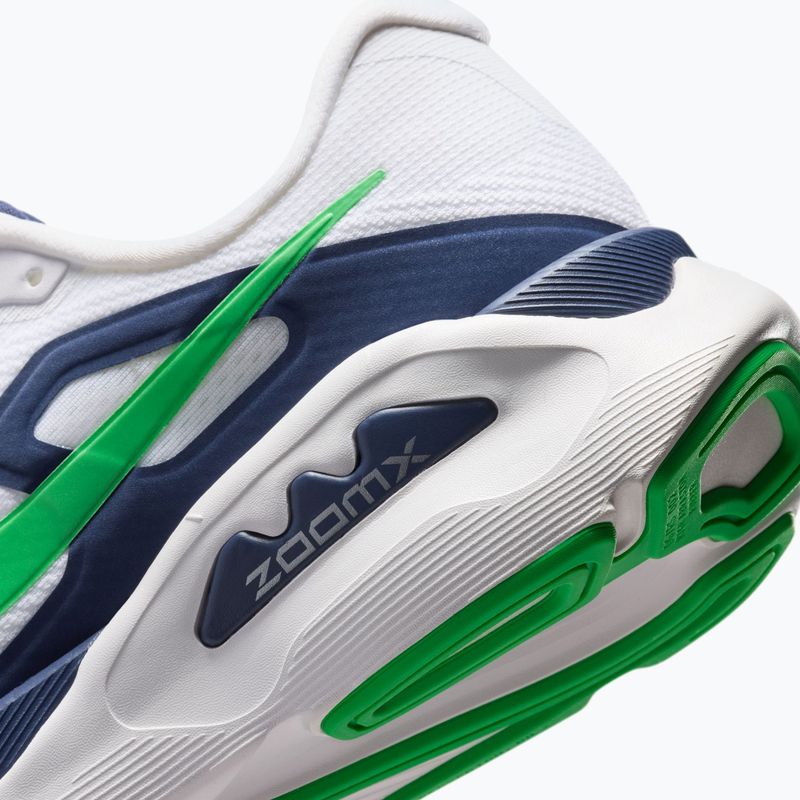 Кросівки для бігу чоловічі Nike Structure Plus white/midnight navy/green spark 8