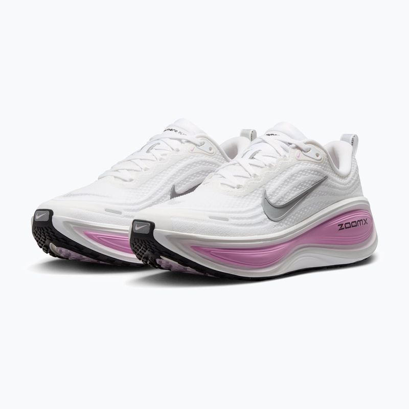 Кросівки для бігу жіночі Nike Vomero Plus white/bleached lilac/metallic silver 3