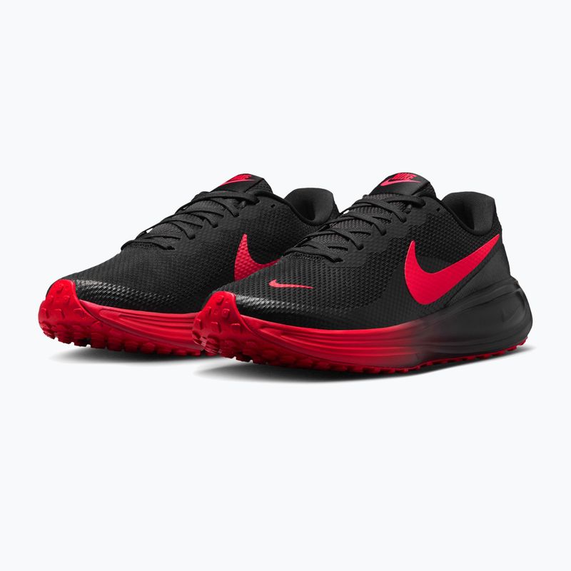 Кросівки для бігу чоловічі Nike Revolution 8 black/university red/red orbit 3