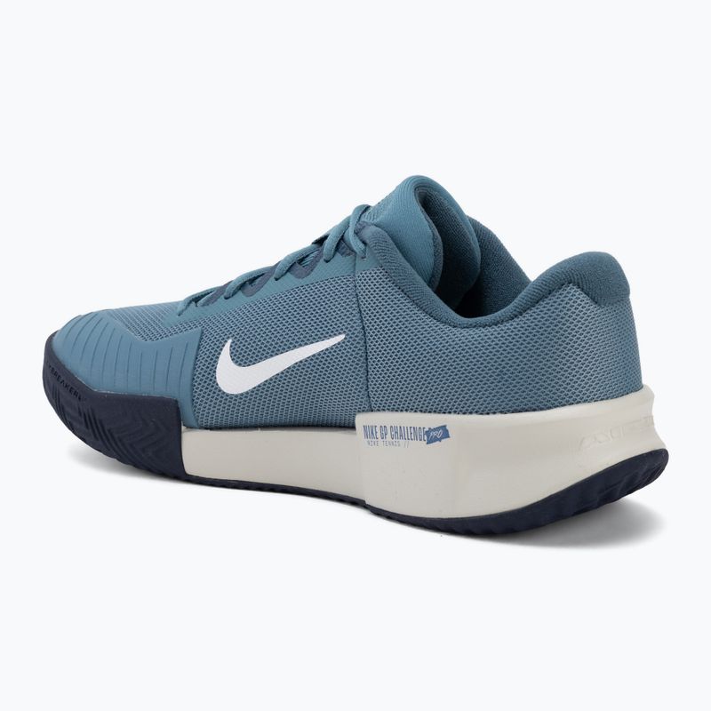 Кросівки тенісні чоловічі Nike Zoom GP Challenge Pro Clay smokey blue/light bone/new slate/white 3