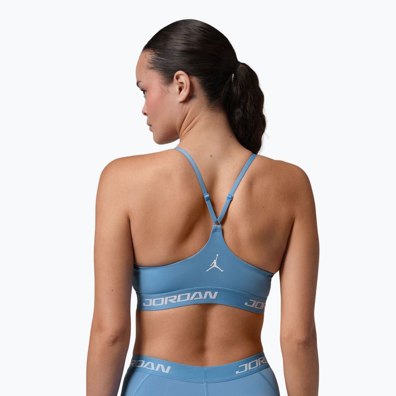 Бюстгальтер для тренувань Jordan Sport Essentials blue beyond/blue beyond/white/white 3