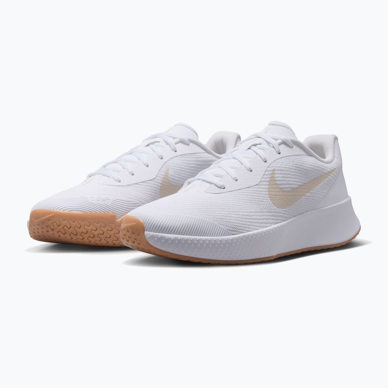 Кросівки тенісні чоловічі Nike Vapor Lite 3 White/Summit White/Light Orewood Brown 3