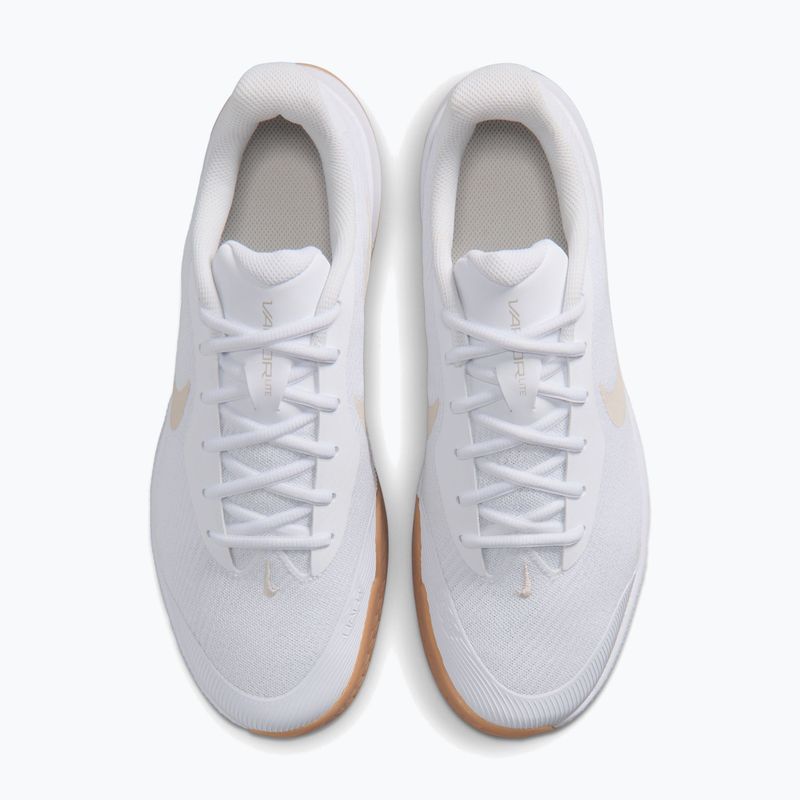 Кросівки тенісні чоловічі Nike Vapor Lite 3 White/Summit White/Light Orewood Brown 5