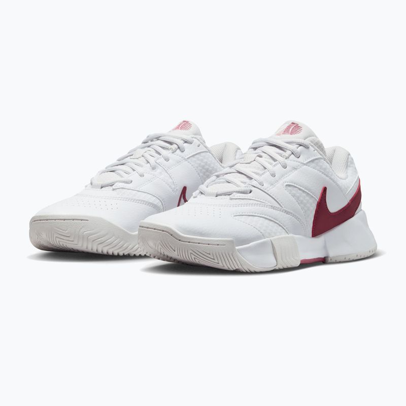 Кросівки тенісні жіночі Nike Court Lite 4 White/Vast Grey/Pink Smoke 3