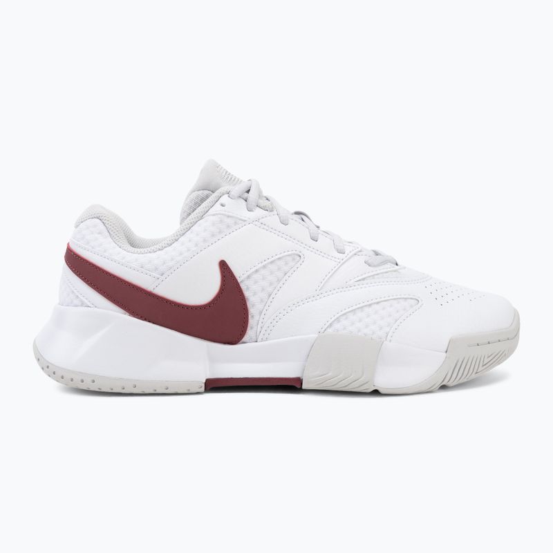 Кросівки тенісні жіночі Nike Court Lite 4 White/Vast Grey/Pink Smoke 2