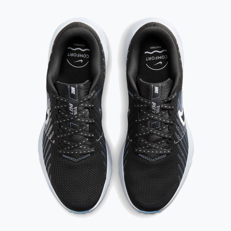 Кросівки для бігу жіночі Nike Run Defy dark smoke grey/aluminum/white 5