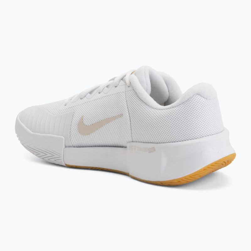 Кросівки тенісні жіночі Nike GP Challenge Pro white/summit white/linen/light orewood brown 3