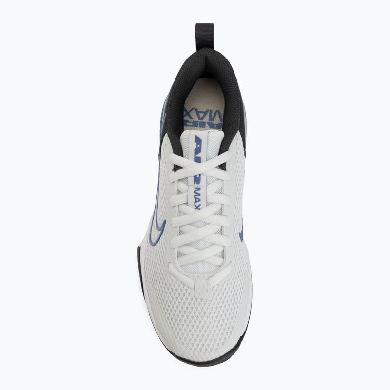 Кросівки для тренувань чоловічі Nike Air Max Alpha Trainer 6 off white/black/white/indigo storm 5