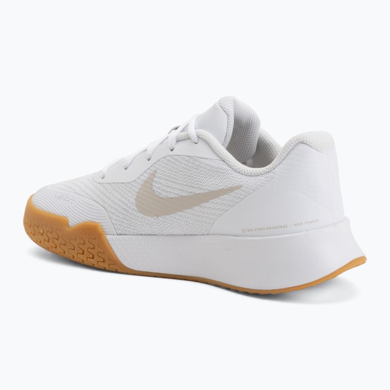 Кросівки тенісні жіночі Nike Vapor Lite 3 White/Summit White/Light Orewood Brown 3