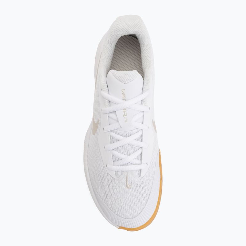 Кросівки тенісні жіночі Nike Vapor Lite 3 White/Summit White/Light Orewood Brown 5