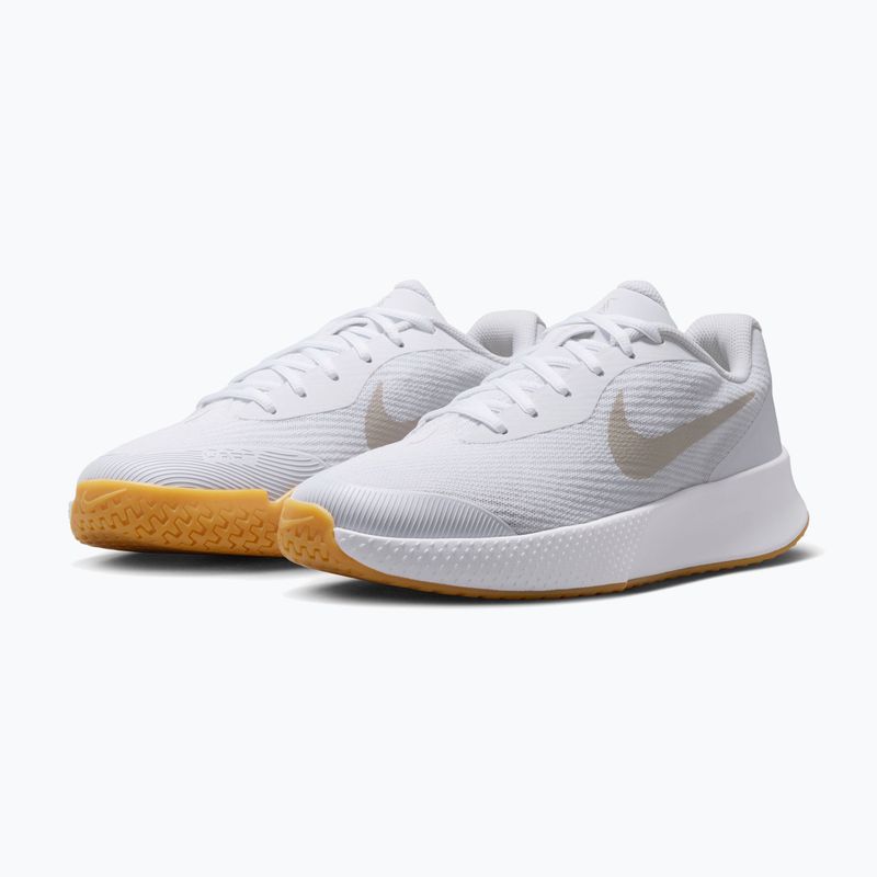 Кросівки тенісні жіночі Nike Vapor Lite 3 White/Summit White/Light Orewood Brown 3