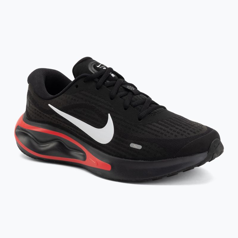 Кросівки для бігу чоловічі Nike Journey Run black/dark smoke grey/red orbit/white