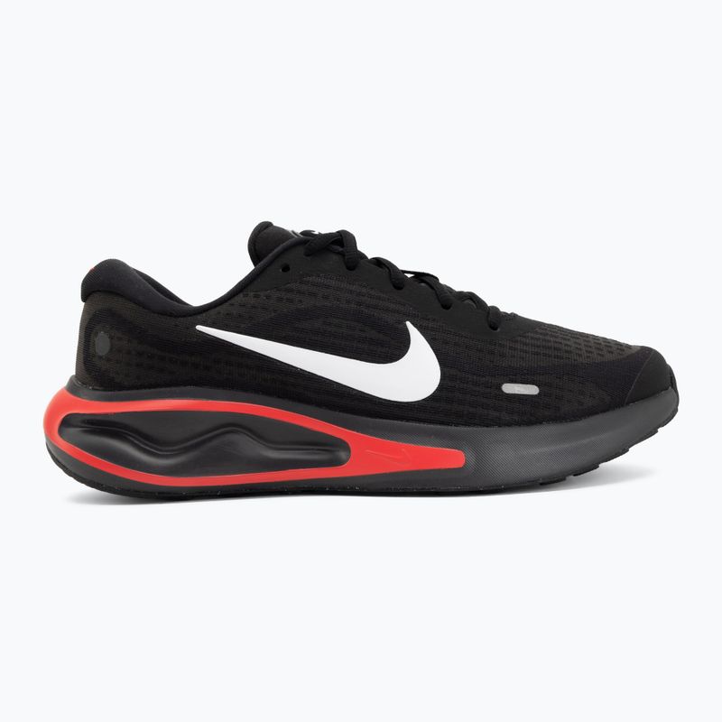 Кросівки для бігу чоловічі Nike Journey Run black/dark smoke grey/red orbit/white 2