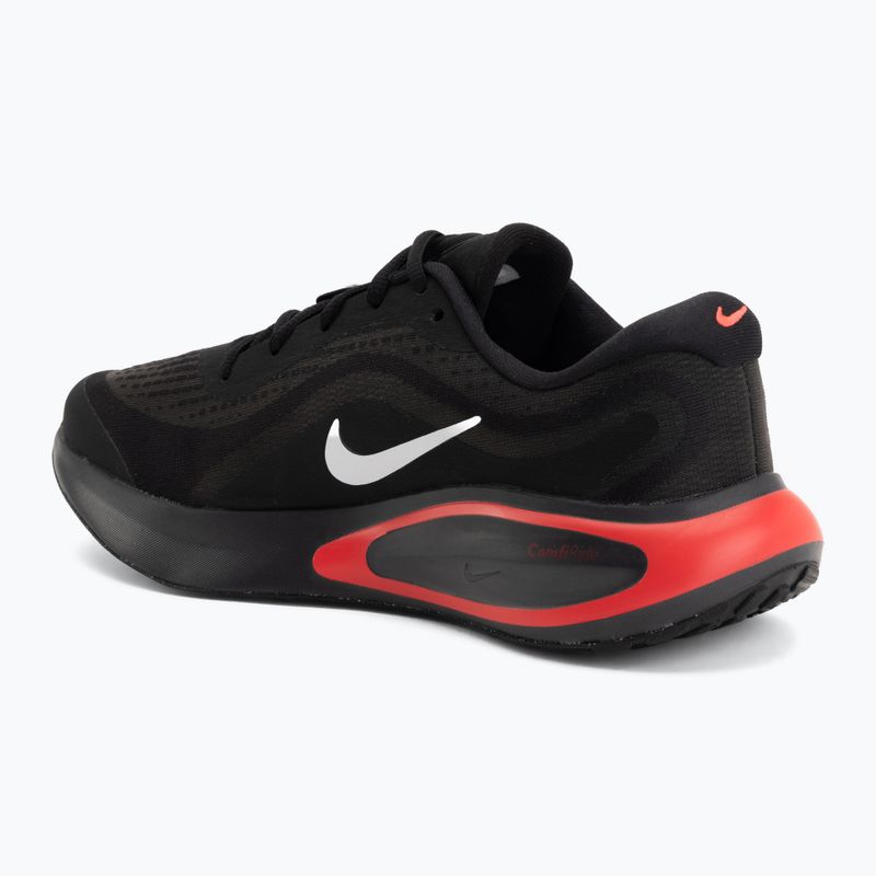 Кросівки для бігу чоловічі Nike Journey Run black/dark smoke grey/red orbit/white 3