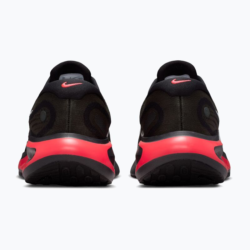 Кросівки для бігу чоловічі Nike Journey Run black/dark smoke grey/red orbit/white 6