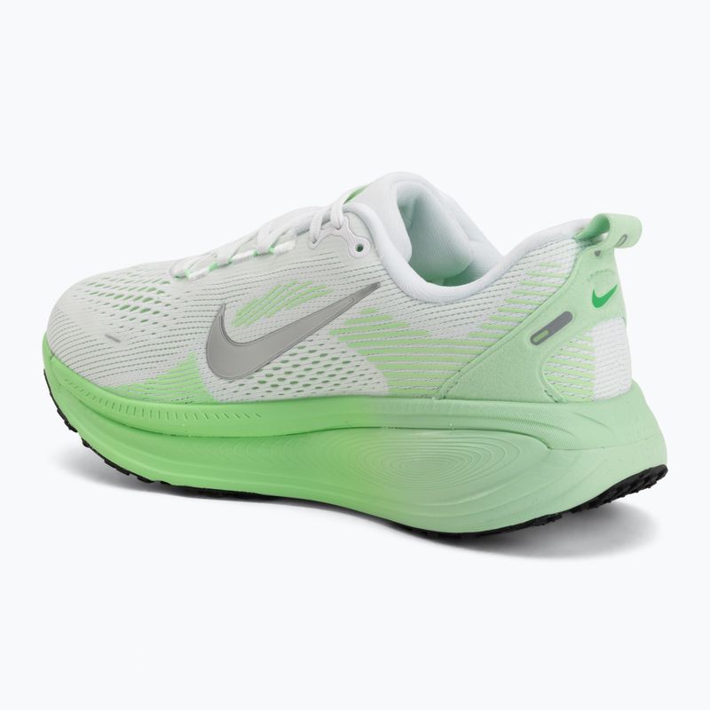 Кросівки для бігу жіночі Nike Vomero 18 white/illusion green/metallic silver 3
