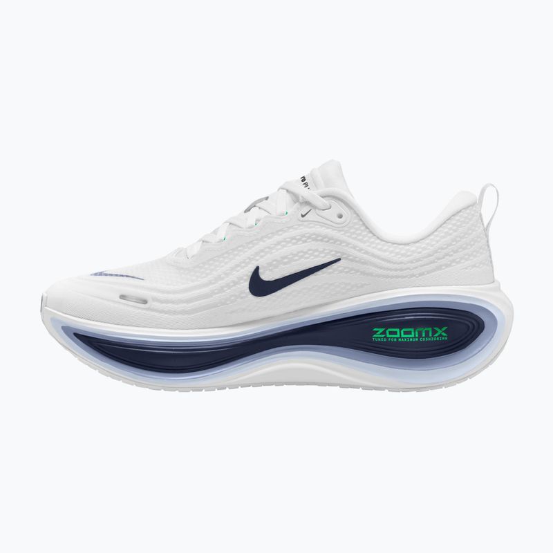 Кросівки для бігу чоловічі Nike Vomero Plus white/green spark/midnight navy 2