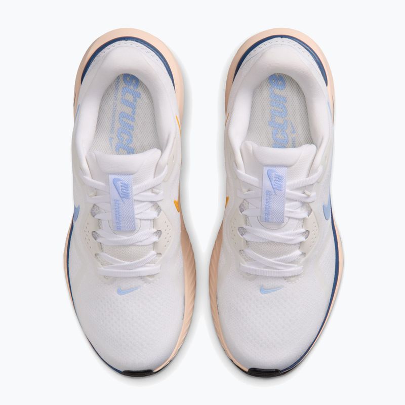 Кросівки для бігу жіночі Nike Structure 26 white/mystic navy/sundial/aluminum 5