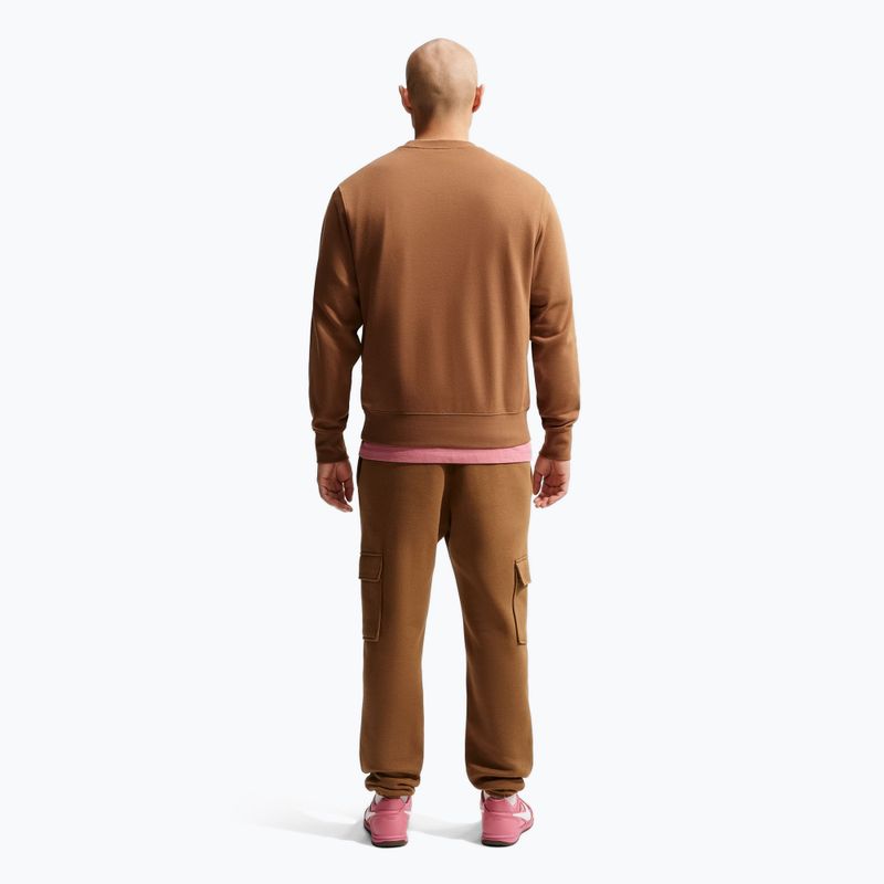 Кофта чоловіча Nike Club ale brown/white 3
