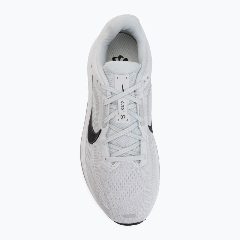 Кросівки для бігу чоловічі Nike Quest 7 pure platinum/white/wolf grey/black 5