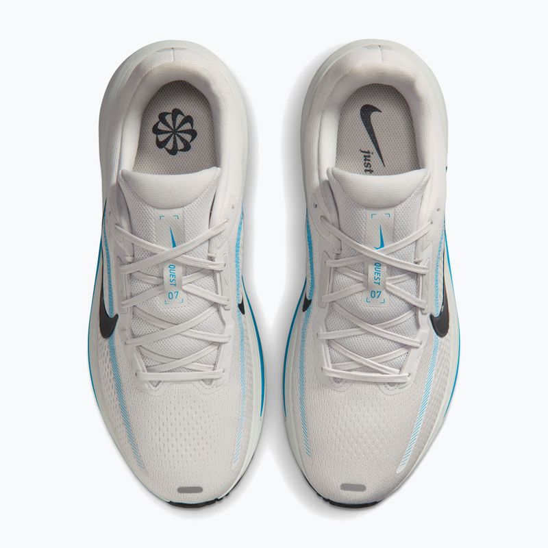 Кросівки для бігу чоловічі Nike Quest 7 vast grey/light current blue/anthracite 5