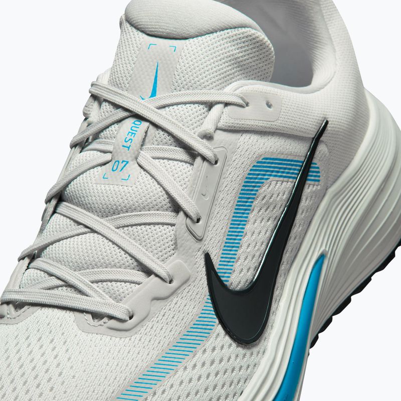 Кросівки для бігу чоловічі Nike Quest 7 vast grey/light current blue/anthracite 7