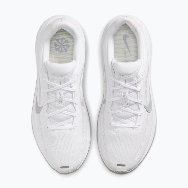 Кросівки для бігу чоловічі Nike Quest 7 white/vast grey/vast grey/wolf grey 5