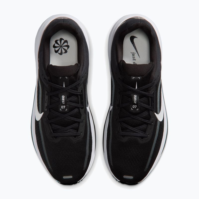 Кросівки для бігу чоловічі Nike Quest 7 black/anthracite/white 5