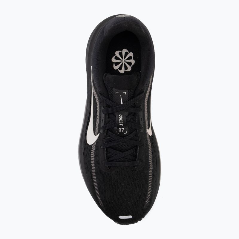 Кросівки для бігу жіночі Nike Quest 7 black/taupe haze/silt red 5