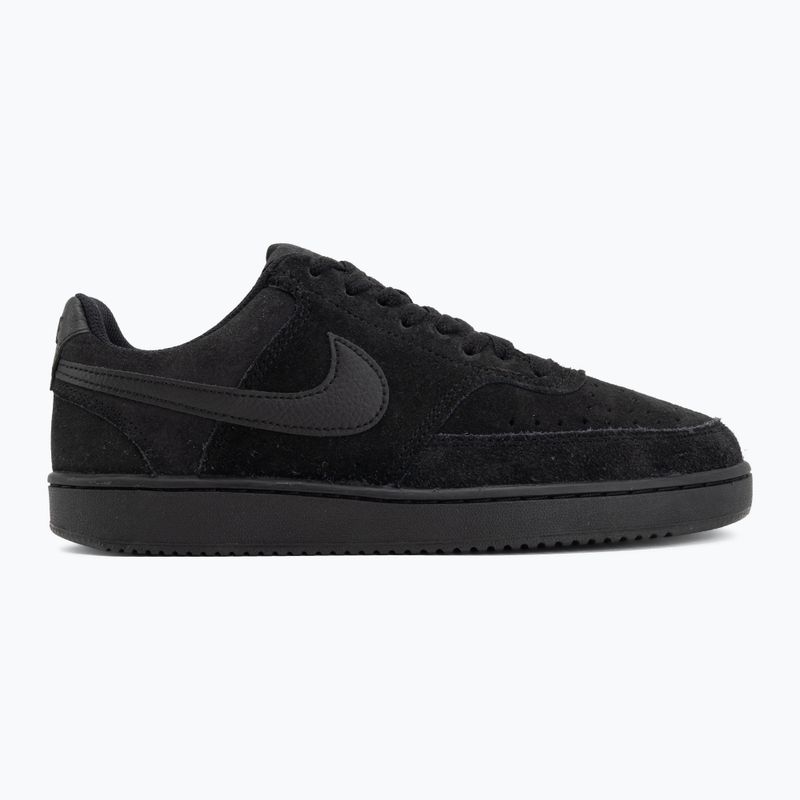 Взуття чоловіче Nike Court Vision Low black/dark smoke grey/black 2