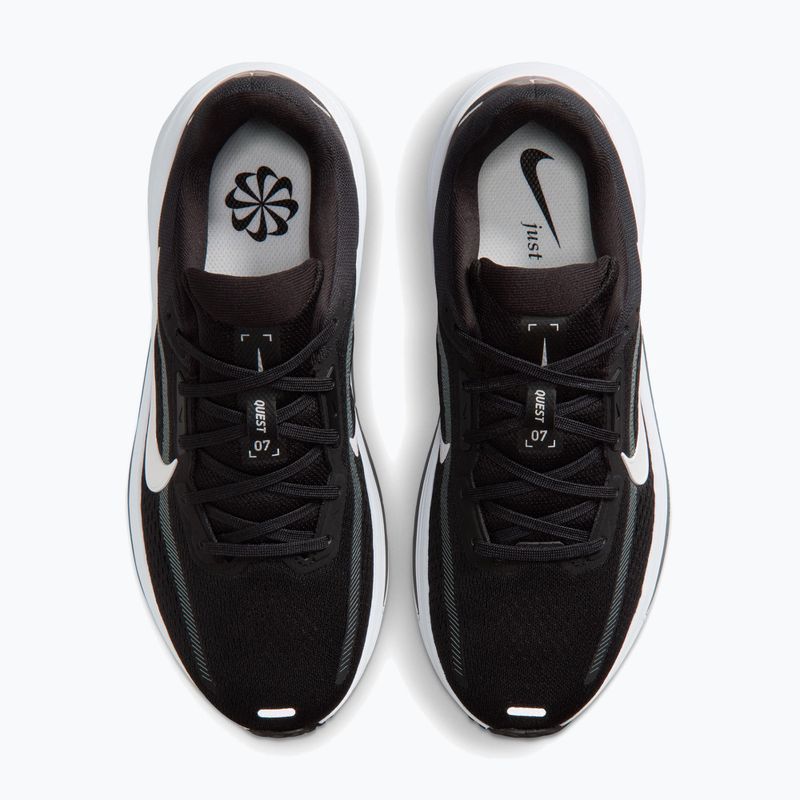 Кросівки для бігу жіночі Nike Quest 7 black/anthracite/white 5