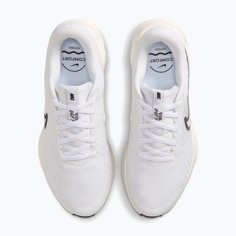 Кросівки для бігу жіночі Nike Run Defy white/sail/off white/black 5