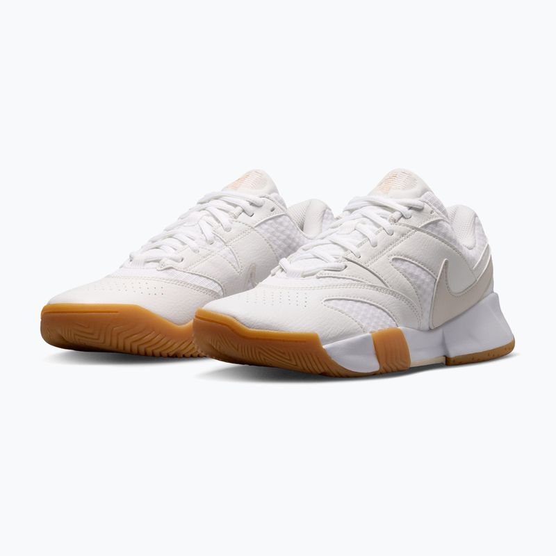 Кросівки тенісні жіночі Nike Court Lite 4 White/Summit White/Linen/Light Orewood Brown 3