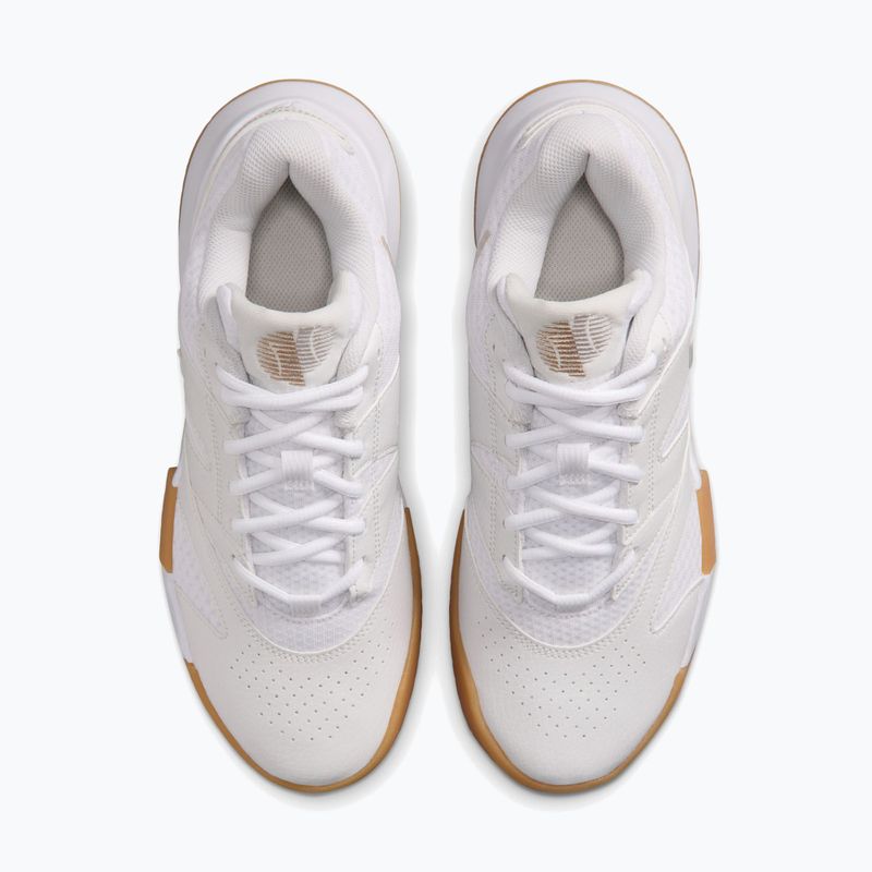 Кросівки тенісні жіночі Nike Court Lite 4 White/Summit White/Linen/Light Orewood Brown 5