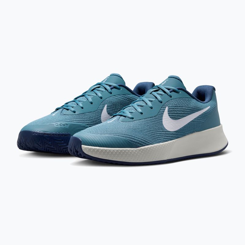 Кросівки тенісні чоловічі Nike Vapor Lite 3 Clay smokey blue/light bone/new slate/white 3