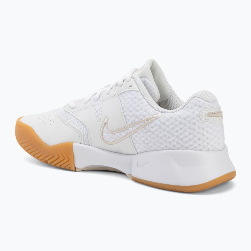 Кросівки тенісні жіночі Nike Court Lite 4 White/Summit White/Linen/Light Orewood Brown 3