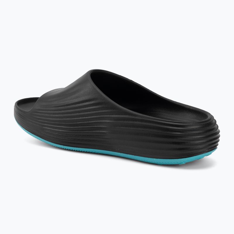 Шльопанці чоловічі Nike ReactX Rejuven8 black/gamma blue/metallic silver 3
