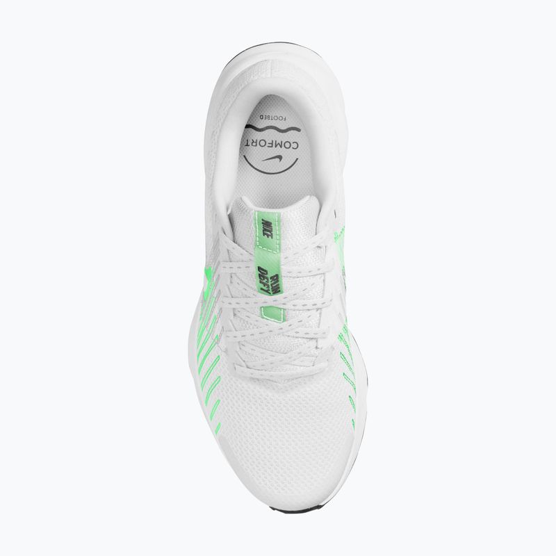 Кросівки для бігу жіночі Nike Run Defy white/cucumber calm/black/illusion green 4